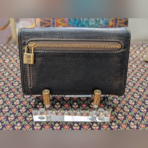LOEWE Metallic Trifold Anangram Wallet - Picture 3 of 14